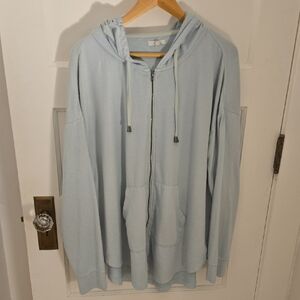 Maurices Light Blue Hoodie Sweatshirt